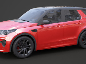 land rover discovery sport dynamic 2016 3D Модель