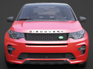 land rover discovery sport dynamic 2016 3D Модель