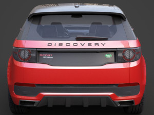land rover discovery sport dynamic 2016 3D Модель