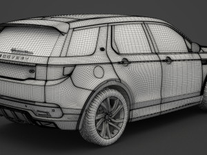 land rover discovery sport dynamic 2016 3D Модель