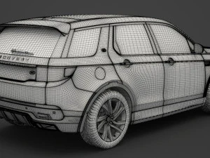 land rover discovery sport dynamic 2016 3D Model