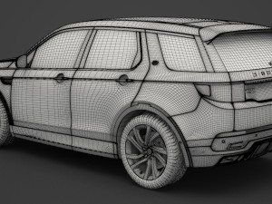land rover discovery sport dynamic 2016 3D Модель