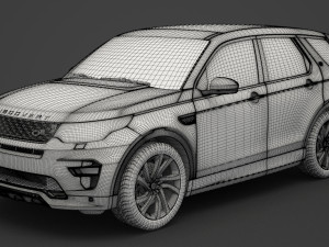 land rover discovery sport dynamic 2016 3D Модель