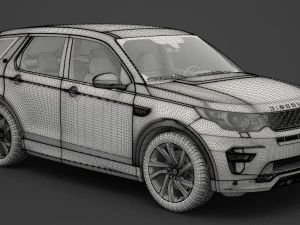 land rover discovery sport dynamic 2016 3D Model
