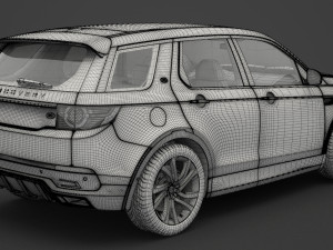 land rover discovery sport dynamic 2016 3D Модель