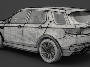 land rover discovery sport dynamic 2016 3D Модель