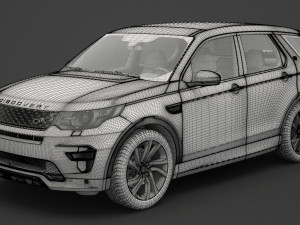 land rover discovery sport dynamic 2016 3D Модель