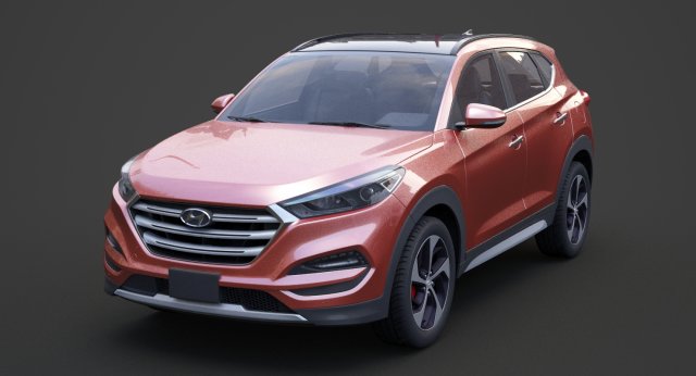 hyundai tucson 2016 Modelo 3D .c4d .max .obj .3ds .fbx .stl .blend 