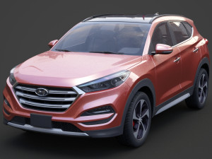 hyundai tucson 2016 Modelo 3D