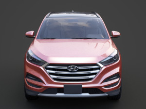 hyundai tucson 2016 Modelo 3D
