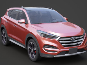 hyundai tucson 2016 Modelo 3D