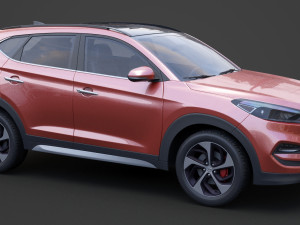 hyundai tucson 2016 Modelo 3D