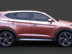 hyundai tucson 2016 Modelo 3D