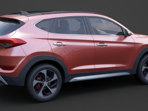hyundai tucson 2016 Modelo 3D