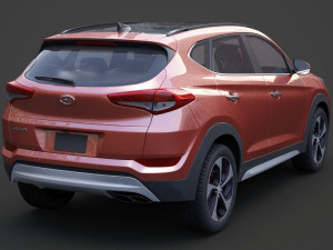 hyundai tucson 2016 Modelo 3D