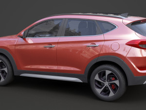 hyundai tucson 2016 Modelo 3D
