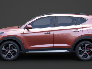 hyundai tucson 2016 Modelo 3D