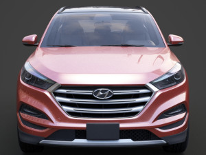 hyundai tucson 2016 Modelo 3D
