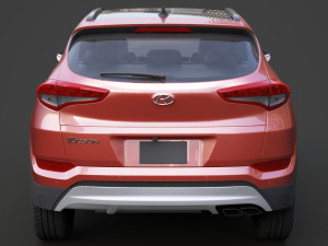 hyundai tucson 2016 Modelo 3D