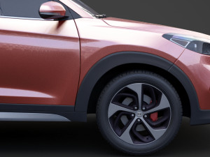 hyundai tucson 2016 Modelo 3D
