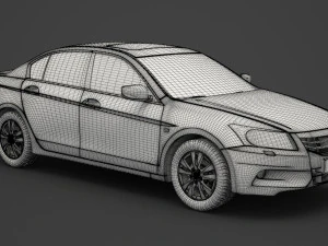 Хонда Акорд 2011р 3D Модель