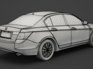 Хонда Акорд 2011р 3D Модель