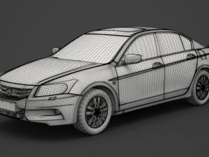Хонда Акорд 2011р 3D Модель