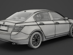 honda accord 2011 Modelo 3D