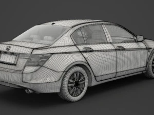 Хонда Акорд 2011р 3D Модель