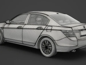Хонда Акорд 2011р 3D Модель