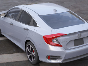 honda civic sedan ex 2016 Modello 3D