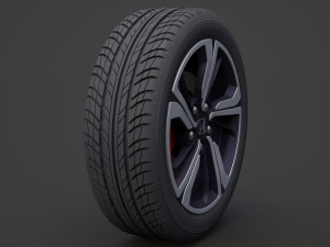 honda civic sedan ex 2016 Modello 3D