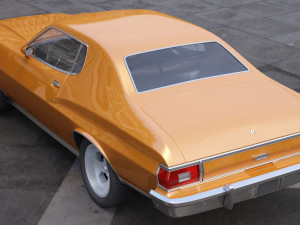 ford-gran torino 1975 3D Модель