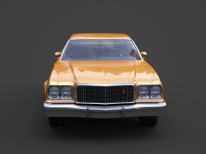 ford-gran torino 1975 3D Модель