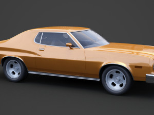 ford-gran torino 1975 3D Модель