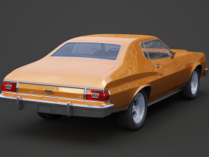ford-gran torino 1975 3D Модель