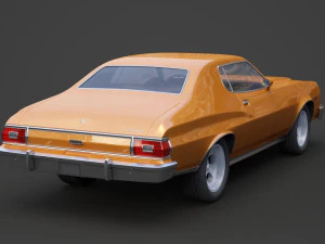 ford-gran torino 1975 3D Model
