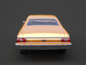 ford-gran torino 1975 3D Модель