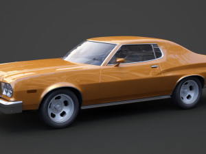 ford-gran torino 1975 3D Модель