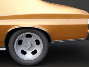 ford-gran torino 1975 3D Модель