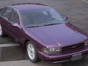 chevrolet impala ss 1994 3D Model