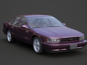 chevrolet impala ss 1994 3D Model
