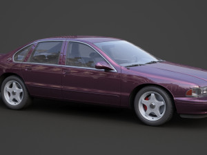 chevrolet impala ss 1994 3D Model