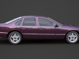 chevrolet impala ss 1994 3D Model