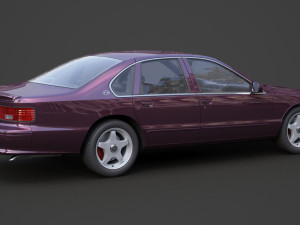 chevrolet impala ss 1994 3D Model