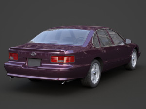 chevrolet impala ss 1994 3D Model
