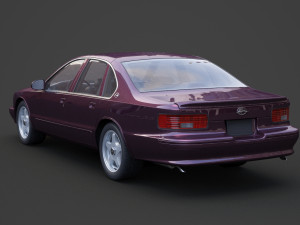 chevrolet impala ss 1994 3D Model