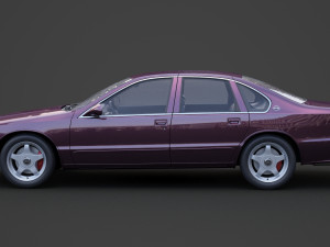 chevrolet impala ss 1994 3D Model