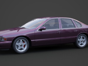 chevrolet impala ss 1994 3D Model