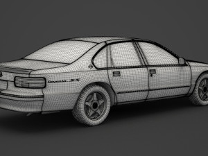 chevrolet impala ss 1994 3D Model